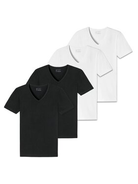 SCHIESSER SCHIESSER T-Shirt 27326 Czarny Comfort Fit