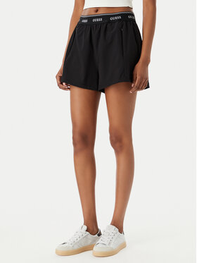 Guess Guess Športové kraťasy V6GD18 W2344 Čierna Regular Fit