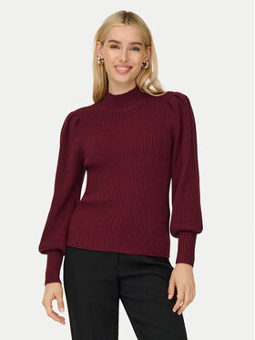 ONLY ONLY Пуловер Katia 15232494 Бордо Regular Fit