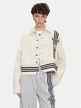 adidas adidas Geacă de blugi Adibreak JD5617 Écru Regular Fit
