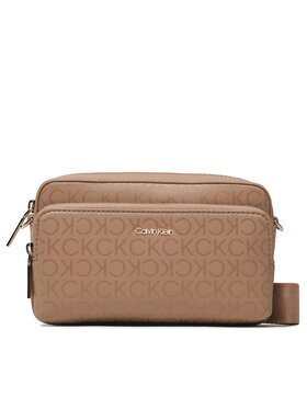 Calvin Klein Calvin Klein Handtasche Ck Must Camera Bag Lg Epi Mono K60K609895 Braun