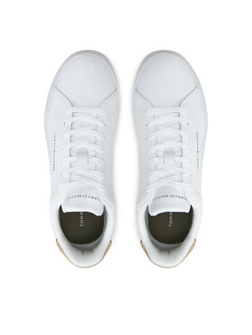 Tommy Hilfiger Tenisice Th Court Lth Detail Ess FM0FM05367 Bijela