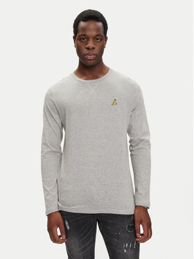 Brave Soul Brave Soul Longsleeve MLT-69FRANZC Szary Regular Fit