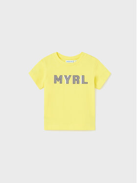 Mayoral Mayoral T-shirt 106 Žuta Regular Fit