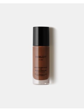 INGLOT INGLOT i korektor 2w1 Long-Lasting Velvet Podkład 728 Deep Warm Bronze