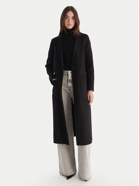 ViCOLO ViCOLO Cappotto di lana TF0002 Nero Regular Fit