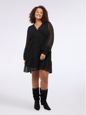 Fiorella Rubino Fiorella Rubino Sukienka codzienna 7064T001708N033 Czarny A-Line Fit