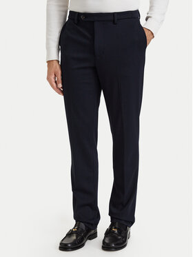 Tommy Hilfiger Tommy Hilfiger Stoffhose Punto Milano MW0MW44869 Dunkelblau Straight Fit