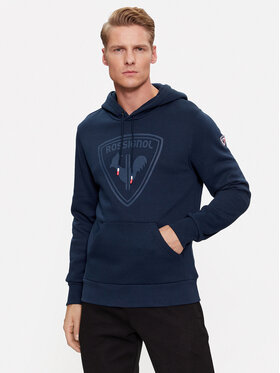 Rossignol Rossignol Bluza Logo RLMMS28 Granatowy Regular Fit