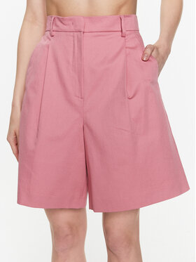 Weekend Max Mara Weekend Max Mara Шорти з тканини Ecuba 2351410131 Рожевий Relaxed Fit