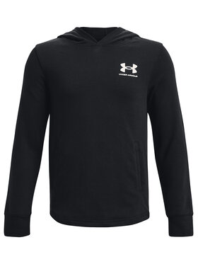 Under Armour Under Armour Bluza UA Rival Terry Hoodie 1377251 Czarny Relaxed Fit
