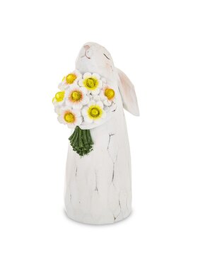 MIAhome MIAhome Figurka LED króliczka z bukietem GABI-2 Kolorowy