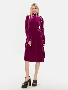 Versace Jeans Couture Versace Jeans Couture Rochie de zi 73HAO916 Vișiniu Regular Fit