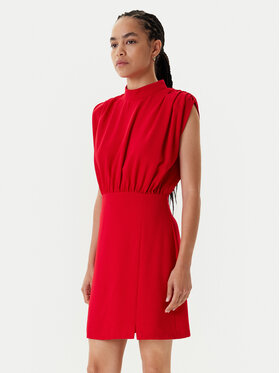 Morgan Morgan Коктейлна рокля 251-RESTY.F Червен Slim Fit