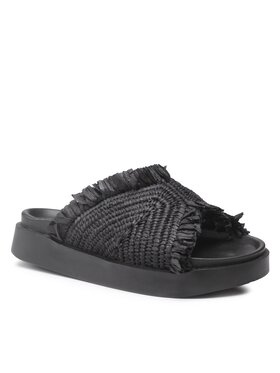 Inuikii Inuikii Чехли Raffia Moon 70106-195 Черен