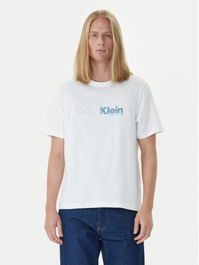 Calvin Klein Calvin Klein Tričko LV04RD822G Biela Regular Fit