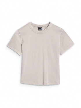 4F 4F T-Shirt SS MIDSHOP TEXTILE Beżowy Slim Fit