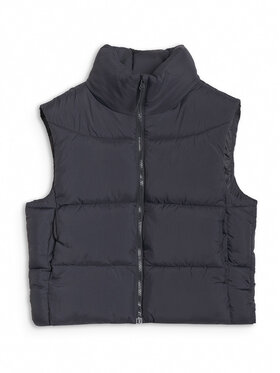 4F 4F Kamizelka MIDSHOP TEXTILE Czarny Oversize