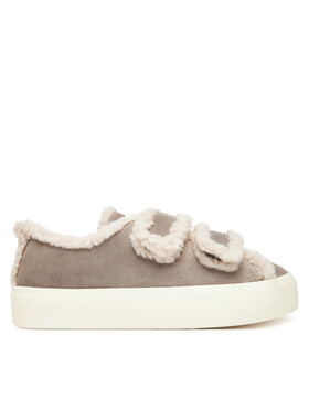 Inuikii Inuikii Sneakers Shearling Low Velcro 1001.001.0231 Grau