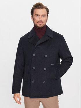 Armani Exchange Armani Exchange Vilnonis paltas 6RZK16 ZNIKZ 1510 Tamsiai mėlyna Regular Fit
