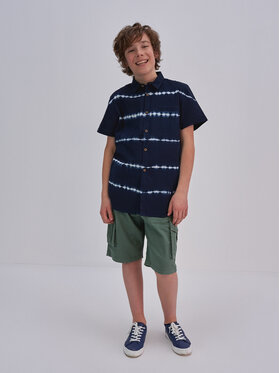 BIG STAR BIG STAR Koszula maris_403 Granatowy Basic Fit
