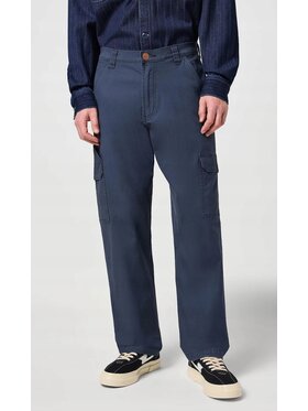 Wrangler Wrangler Spodnie materiałowe Casey Jones Utility Niebieski Relaxed Fit