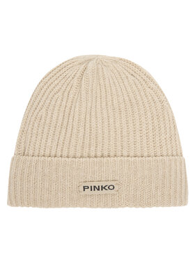 PINKO Pinko Шапка Lambkin Cuffia AI 24-25 BLK01 104489 A1CH Бежов