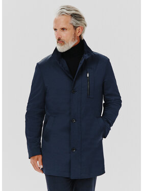 Pako Lorente Pako Lorente Płaszcz P24WF-7X-002 Granatowy Classic Fit