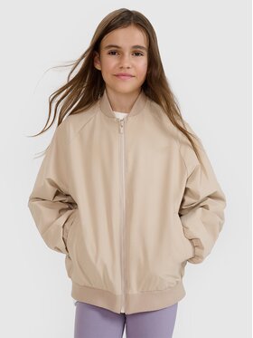 4F 4F Μπουφάν μεταβατικό 4FJWSS25TJACF184-82S Καφέ Oversize