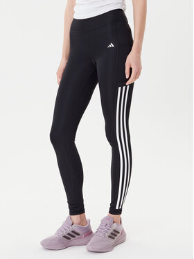 adidas adidas Leggings Optime 3-Stripes IT9105 Crna Slim Fit