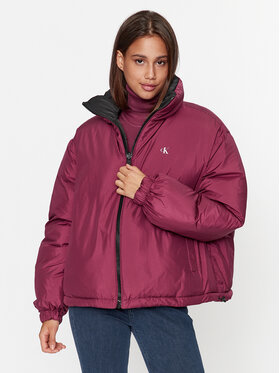 Calvin Klein Jeans Calvin Klein Jeans Пухено яке 90's J20J222333 Виолетов Oversize