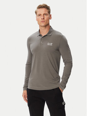 EA7 Emporio Armani EA7 Emporio Armani Polo marškinėliai 8NPF15 PJVQZ U8085 Pilka Regular Fit