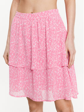 Moss Copenhagen Moss Copenhagen Spódnica mini 17524 Biały Basic Fit