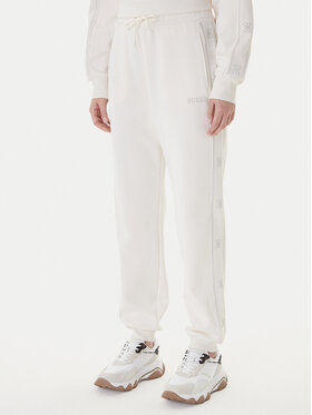 Guess Guess Спортивні штани V5BB23 KCX22 Білий Regular Fit