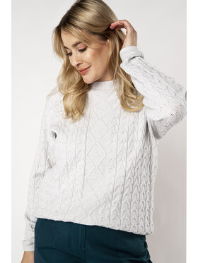 QUIOSQUE QUIOSQUE Sweter Quiosque 6RS009230 Szary Regular Fit