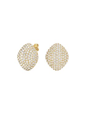 Rosefield Rosefield Kolczyki Pavé Collection Złoty