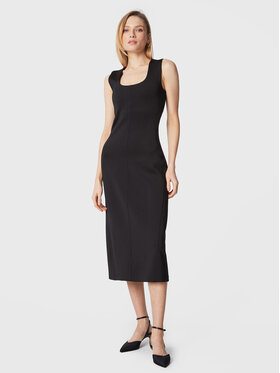 Calvin Klein Calvin Klein Sukienka codzienna Technical K20K205022 Czarny Regular Fit