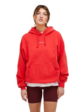 Peak Performance Peak Performance Bluza Original Terry Czerwony Relaxed Fit