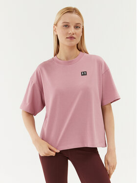 Under Armour Under Armour Тишърт Ua W Logo Lc Oversized Hw Ss 1379948 Розов Loose Fit