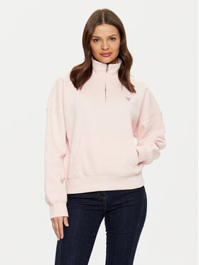Guess Guess Pulóver W4BQ15 KC811 Rózsaszín Relaxed Fit