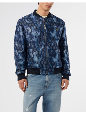 PHILIPP PLEIN PHILIPP PLEIN Bundy bomber 29923 Tmavomodrá Regular Fit