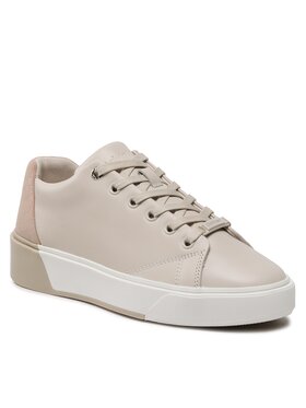 Calvin Klein Calvin Klein Sneakers Heel Cupsole Lace Up Sue HW0HW01385 Beige