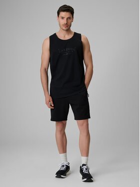 4F 4F Pantaloncini sportivi 4FRSS26TSHOM0930-20S Nero Regular Fit