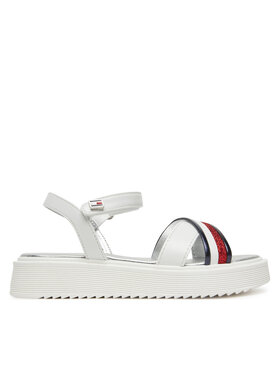 Tommy Hilfiger Tommy Hilfiger Sandalen Sandal T4A2-33799-0273 Weiß