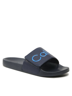 Calvin Klein Calvin Klein Mules / sandales de bain Adj Pool Slide Pu HM0HM00957 Bleu marine