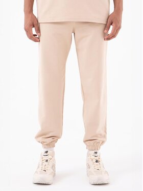 Machinist Machinist Spodnie materiałowe Spodnie Dresowe Jogger Męskie Beżowe Machinist Regular Basic M Brązowy Regular Fit