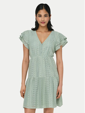 ONLY ONLY Letní šaty Helena 15303058 Světle zelená Regular Fit