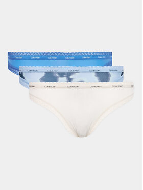 Calvin Klein Underwear Calvin Klein Underwear Souprava kalhotek 000QD3804E Modrá