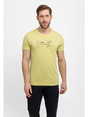 Volcano Volcano T-Shirt T-TOURING Zielony Regular Fit