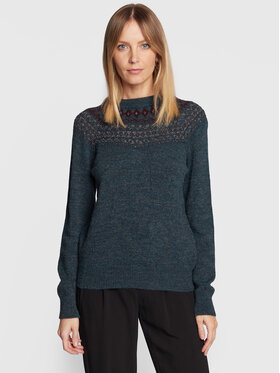 NAF NAF NAF NAF Sweater Montagne THNU58 Sötétkék Regular Fit